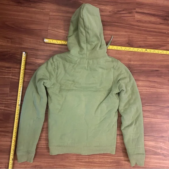 Aeropostale Green Sherpa fur lined Hoodie - Picture 5 of 5